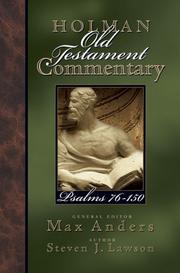 Cover of: Holman Old Testament Commentary by Steven J. Lawson, Steven J. Lawson