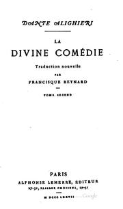 Cover of: La Divine comédie by Dante Alighieri