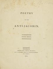 Cover of: Poetry of the Anti-Jacobin.