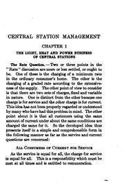 Cover of: Central station management