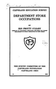 Cover of: Department store occupations by Iris Prouty O'Leary