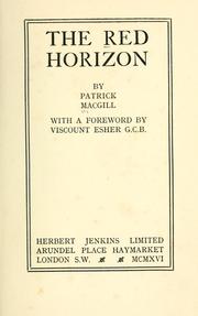 The Red Horizon by Patrick MacGill