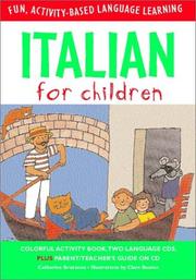 Cover of: Italian for Children (Book & CD) (Language for Children Series)