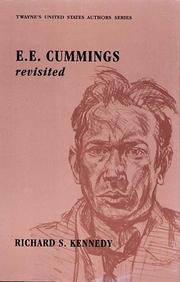 Cover of: United States Authors Series - E. E. Cummings Revisited (United States Authors Series) by Kennedy