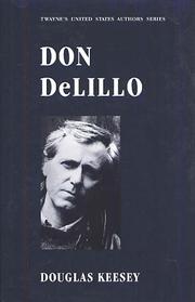 Cover of: Don DeLillo by Douglas Keesey
