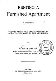 Cover of: Renting a furnished apartment: a narrative setting forth the experiences of an out-of-town family in the metropolis