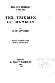 Cover of: The triumph of Mammon