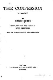 Cover of: The confession