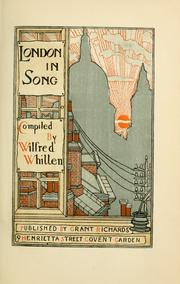 Cover of: London in song