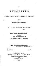 Cover of: reporters | Wallace, John William
