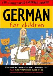 Cover of: German for Children (Language for Children Series) (Paperback and Audio Cd's)