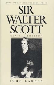 Cover of: Sir Walter Scott by John Lauber