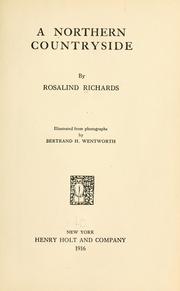 Cover of: A northern countryside by Rosalind Richards