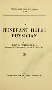 Cover of: The itinerant horse physician