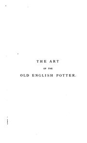 Cover of: The art of the old English potter.