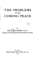 Cover of: problems of the coming peace
