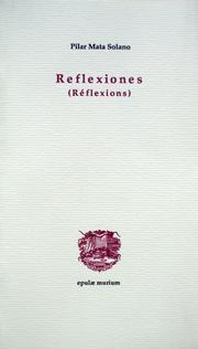 Cover of: Reflexiones (Réflexions).: Pièce en un acte.