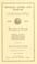 Cover of: Official guide and manual of the 250th anniversary celebration of the founding of Newark, New Jersey, 1666-1916