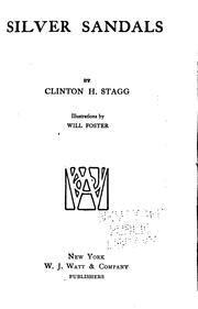 Cover of: Silver sandals by Clinton H. Stagg