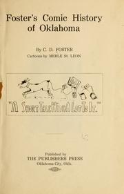 Cover of: Foster's comic history of Oklahoma by Foster, C. D.