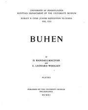 Cover of: Buhen by David Randall-MacIver