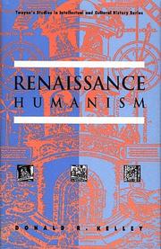 Cover of: Renaissance humanism