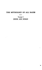 Cover of: Greek and Roman [mythology]