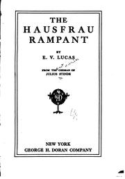 Cover of: The hausfrau rampant