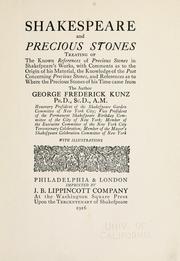Cover of: Shakespeare and Precious Stones