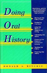 Cover of: Oral History Series - Doing Oral History