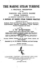 Cover of: The marine steam turbine by John William Major Sothern