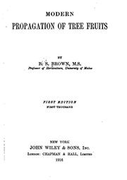 Cover of: Modern propagation of tree fruits