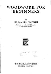 Cover of: Woodwork for beginners
