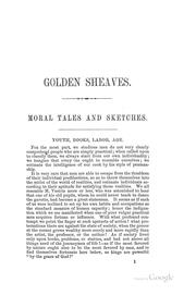 Cover of: Golden sheaves gathered from the fields of ancient and modern literature.: A miscellany of choice reading ...