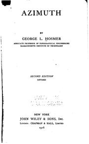 Cover of: Azimuth by George L. Hosmer