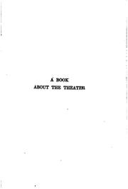 Cover of: A book about the theater by Brander Matthews
