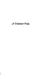 Cover of: A volunteer poilu by Henry Beston