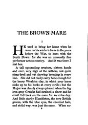 Cover of: The brown mare by Ollivant, Alfred