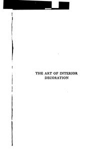 Cover of: The art of interior decoration by Grace Wood
