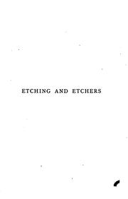 Cover of: Etching & etchers by Hamerton, Philip Gilbert