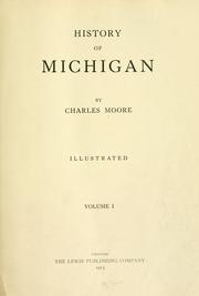 Cover of: History of Michigan