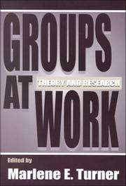 Cover of: Groups at Work | Marlene E. Turner