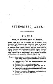 Cover of: A selection of arms authorized by the laws of heraldry by Sir Bernard Burke