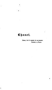 Cover of: Chasot by Kurd von Schlözer