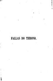 Cover of: Fallas do throno desde o anno de 1823 até o anno de 1872