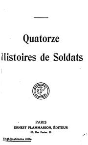Cover of: Quatorze histoires de soldats.
