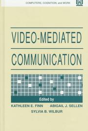 Cover of: Video-mediated communication