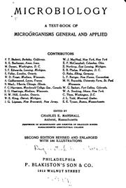 Cover of: Microbiology by Charles Edward Marshall