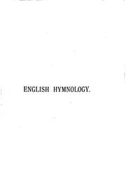 Cover of: English hymnology. | Louis Coutier Biggs