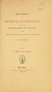 The conduct of General Washington by Humphreys, David